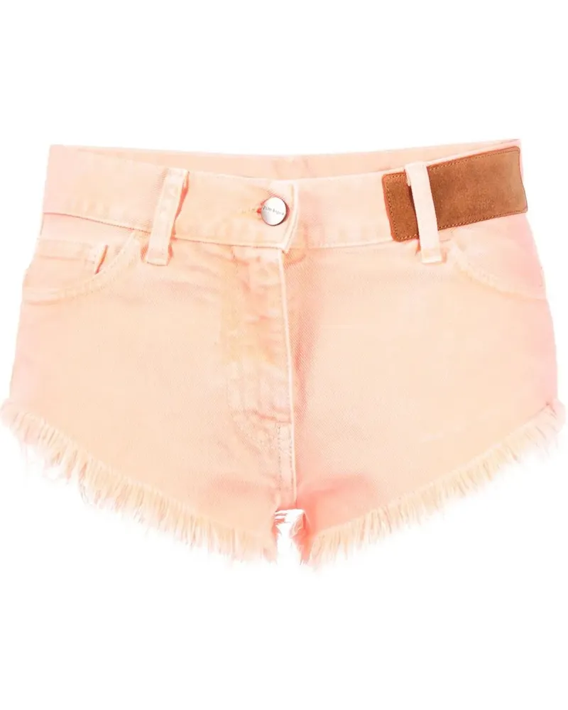Palm Angels Hotpants aus Denim - Orange Orange