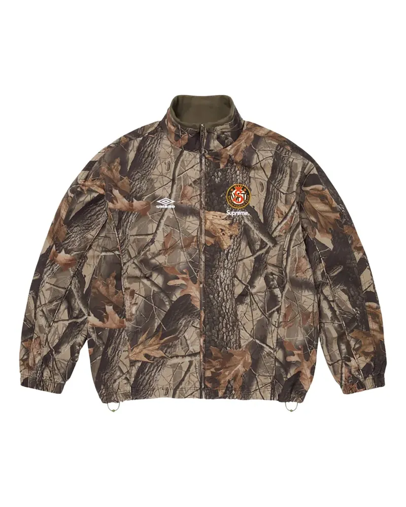 Supreme Being x Umbro Sportjacke mit Camouflagemuster - Braun Braun