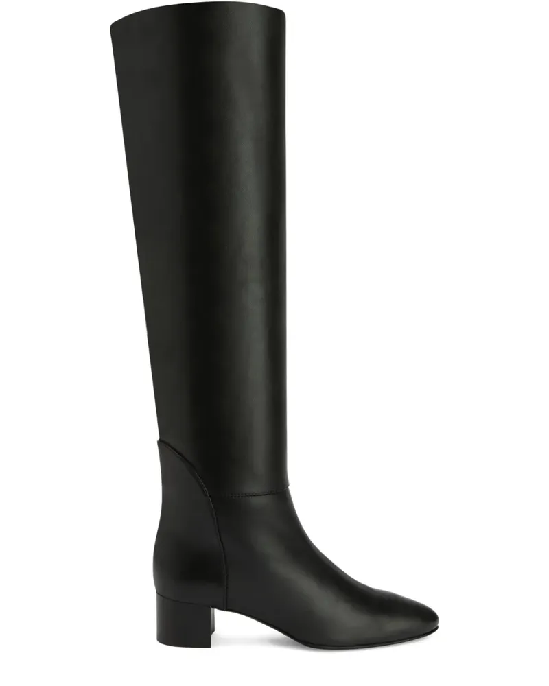 Giuseppe Zanotti Kniehohe Stiefel 45mm - Schwarz Schwarz