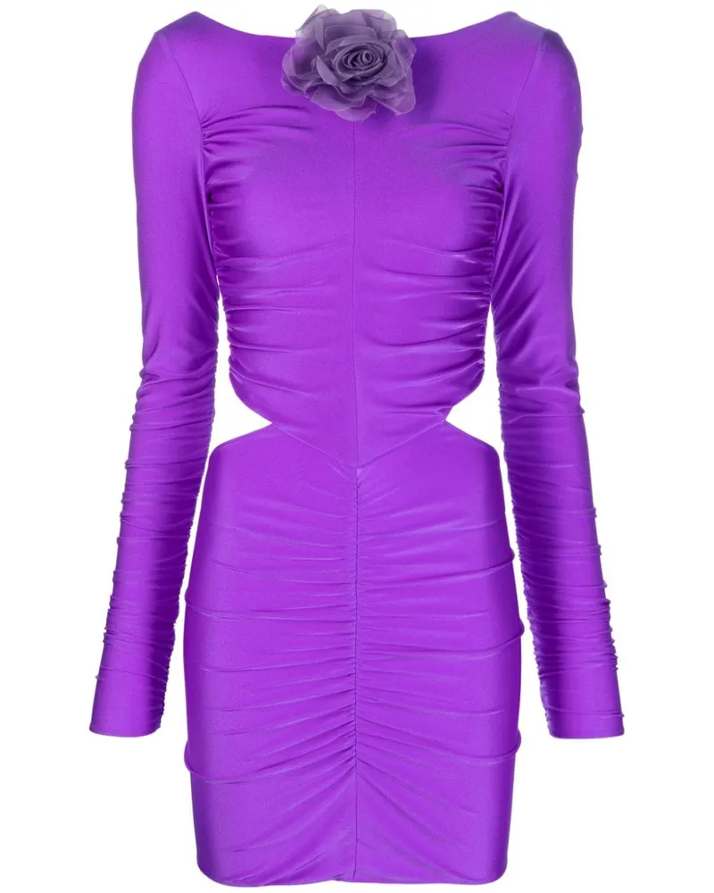 Giuseppe di Morabito Minikleid mit Cut-Outs Violett