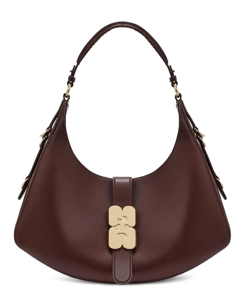 Ganni Kleine Kat Tote Bag - Braun Braun