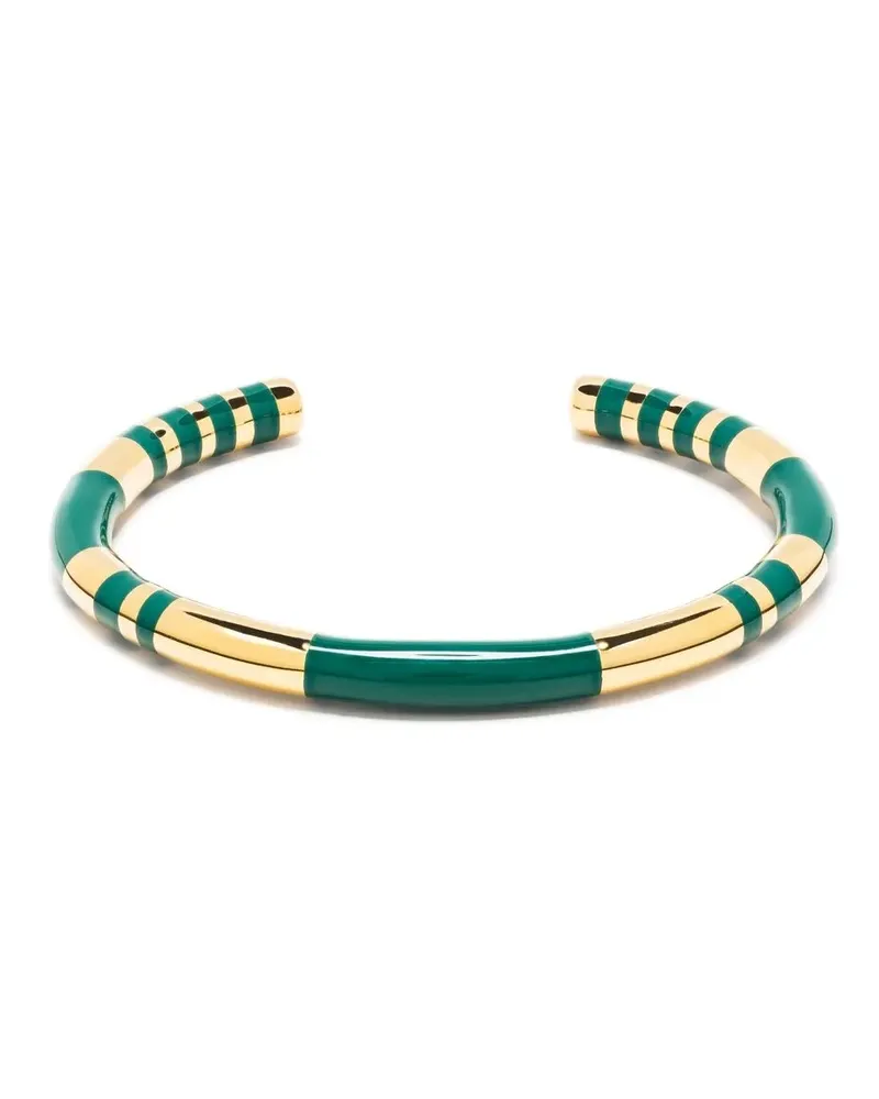 Aurélie Bidermann Emaillierter Armreif - Gold Gold