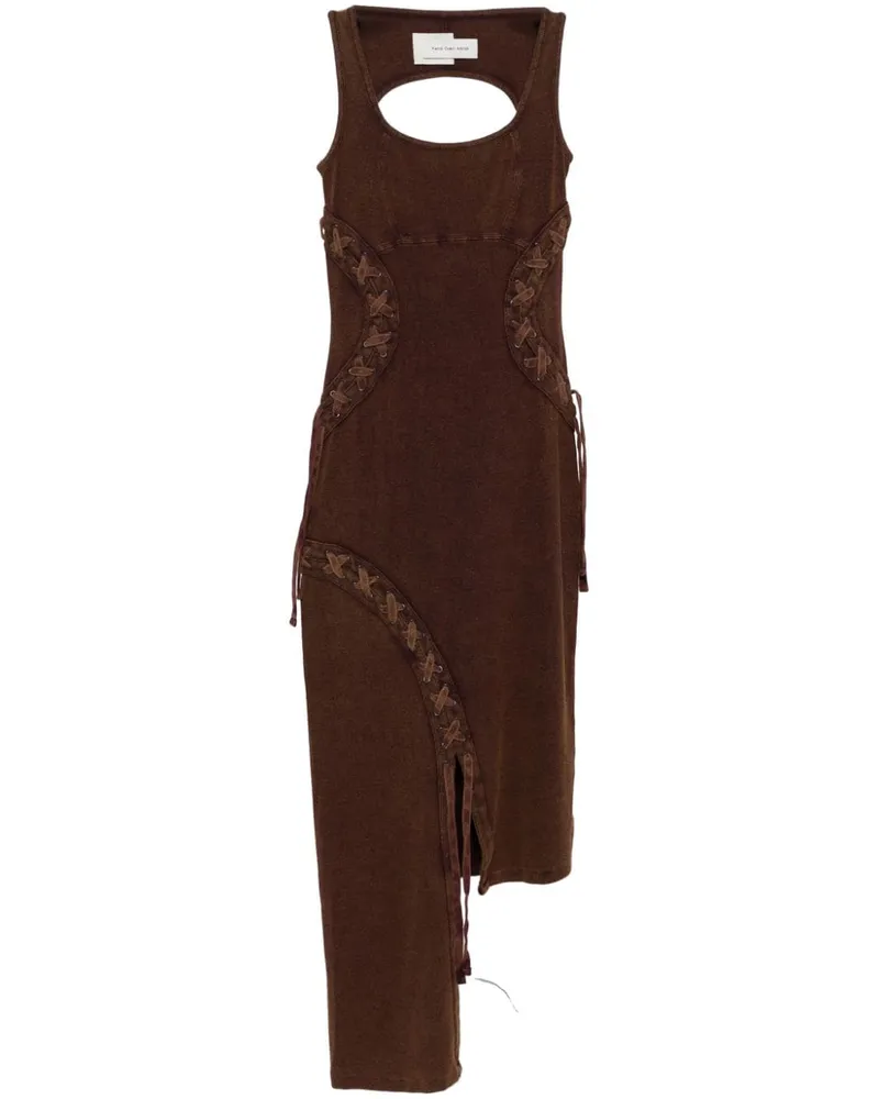 Feng Chen Wang Geflochtenes Kleid - Braun Braun