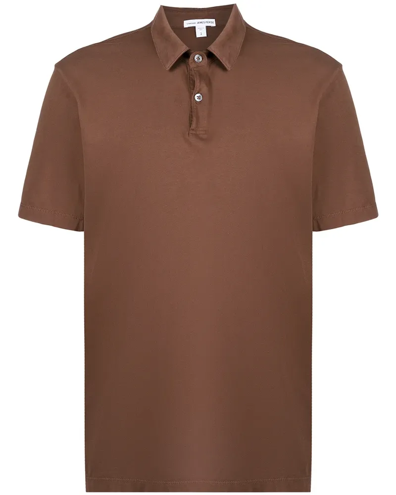James Perse Klassisches Poloshirt - Braun Braun