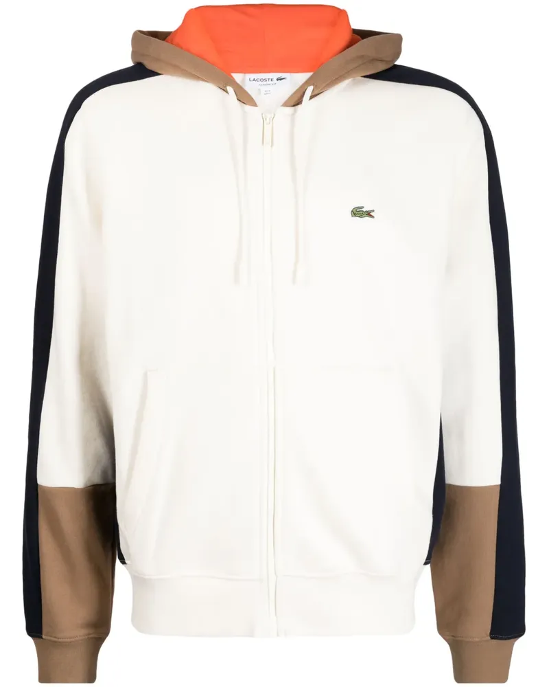 Lacoste Kapuzenjacke in Colour-Block-Optik - Nude Nude
