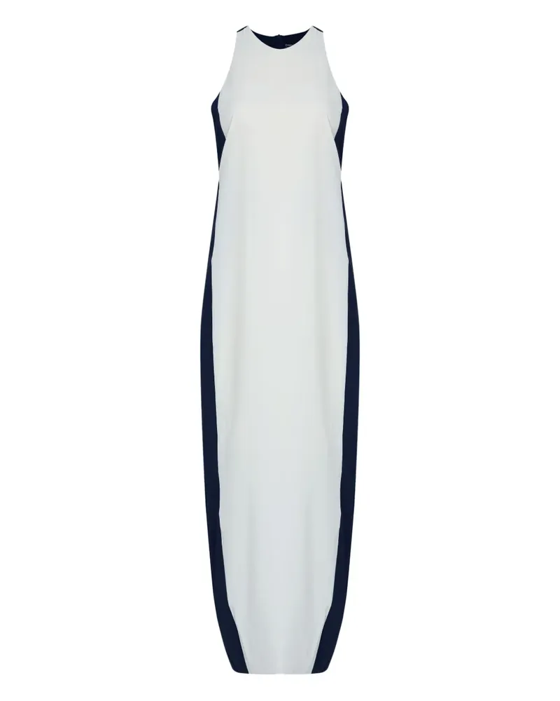Osklen Zweifarbiges Midikleid - Weiß Weiß