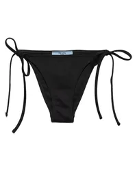 Prada Bikinihöschen mit Logo Schwarz