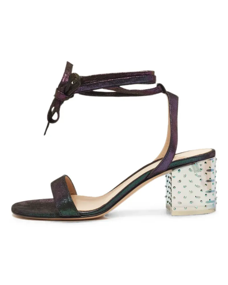 Gianvito Rossi Marina crystal-embellished sandals - Violett Violett