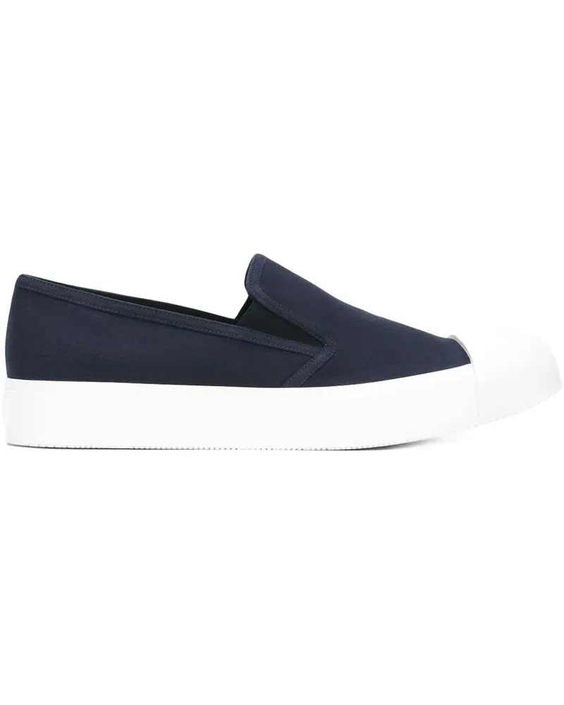 Prada Klassische Slip-On-Sneakers - Blau Blau
