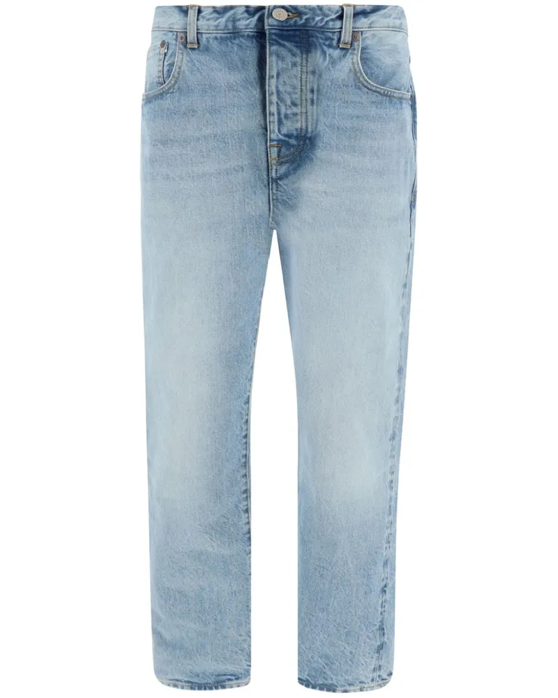Fortela Gerade Jeans im Five-Pocket-Design - Blau Blau