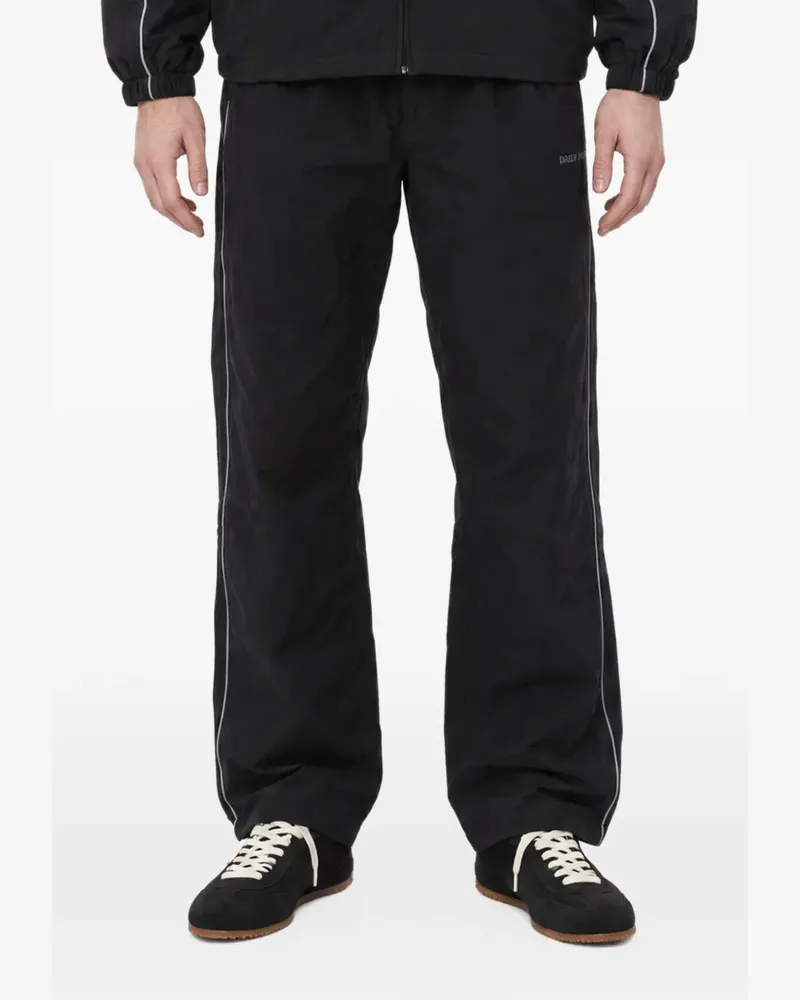 Daily Paper piped track pants - Schwarz Schwarz