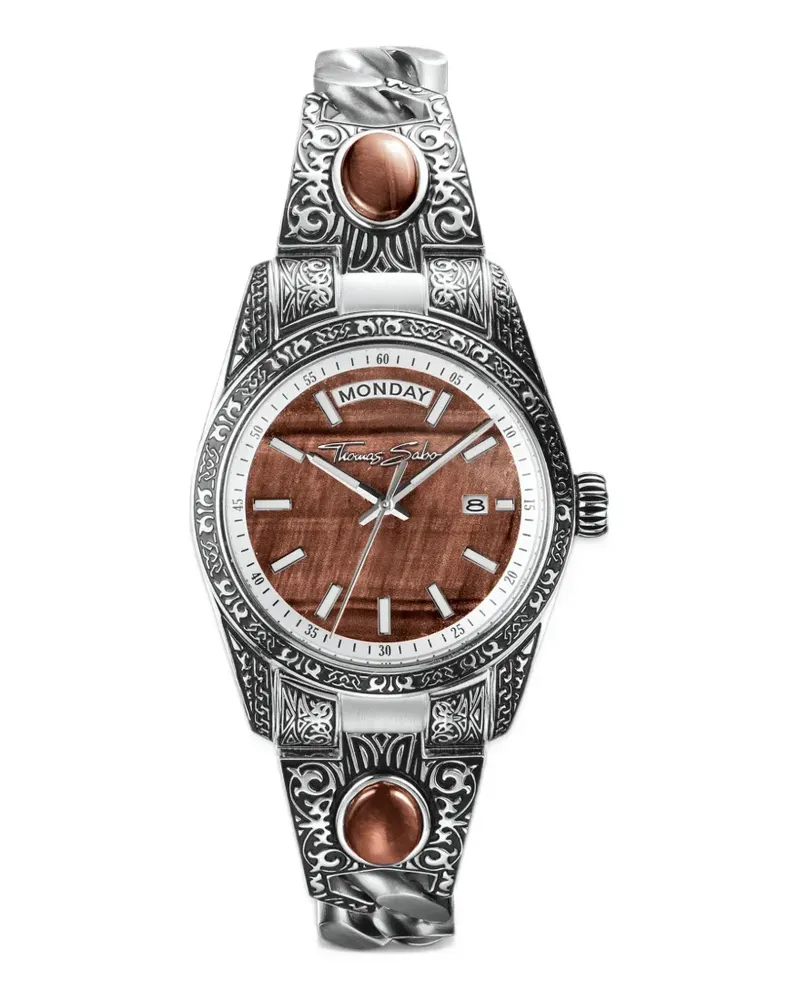 Thomas Sabo Western Engraved 36mm watch - Braun Braun