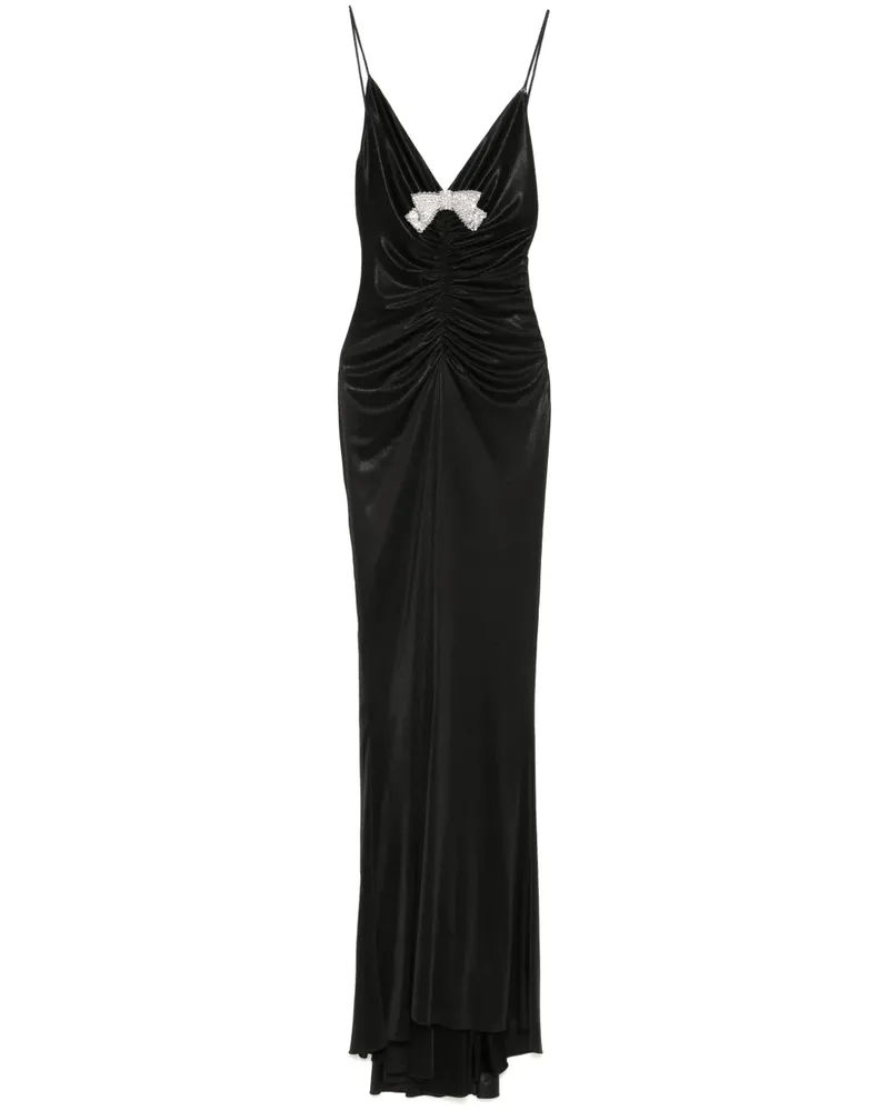 NISSA Maxikleid mit Schleife - Schwarz Schwarz