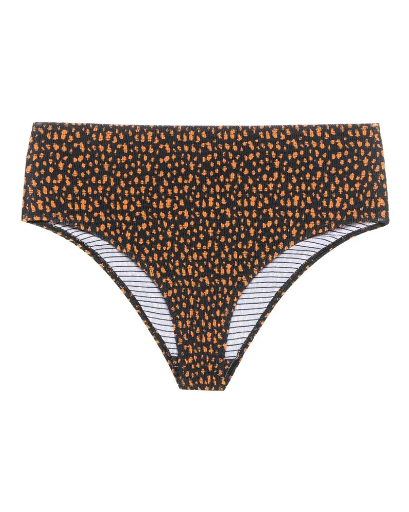 Totême smocked bikini bottoms - Schwarz Schwarz