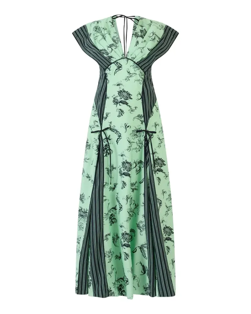 Rosie Assoulin floral midi dress - Grün Grün