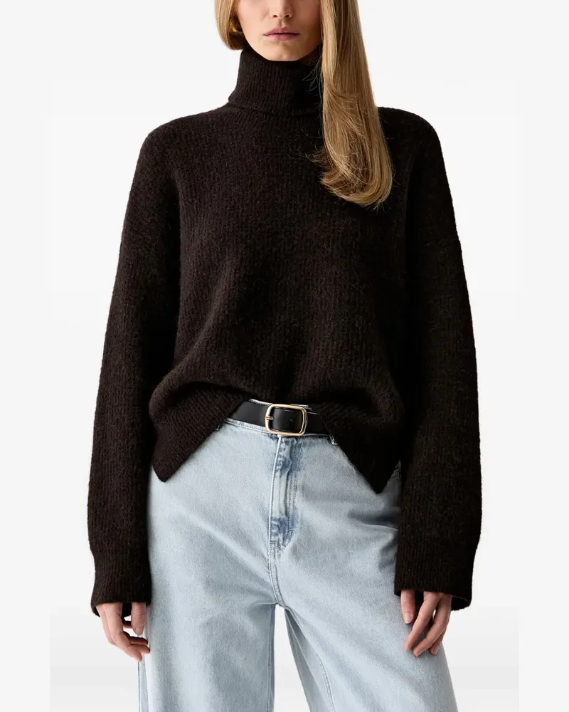 Gestuz AlphaGZ roll-neck sweater - Braun Braun
