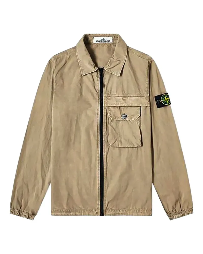 Stone Island Jacke mit Reißverschluss - Nude Nude