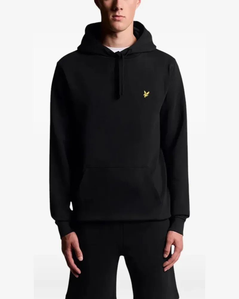 Lyle & Scott logo-patch hoodie - Schwarz Schwarz