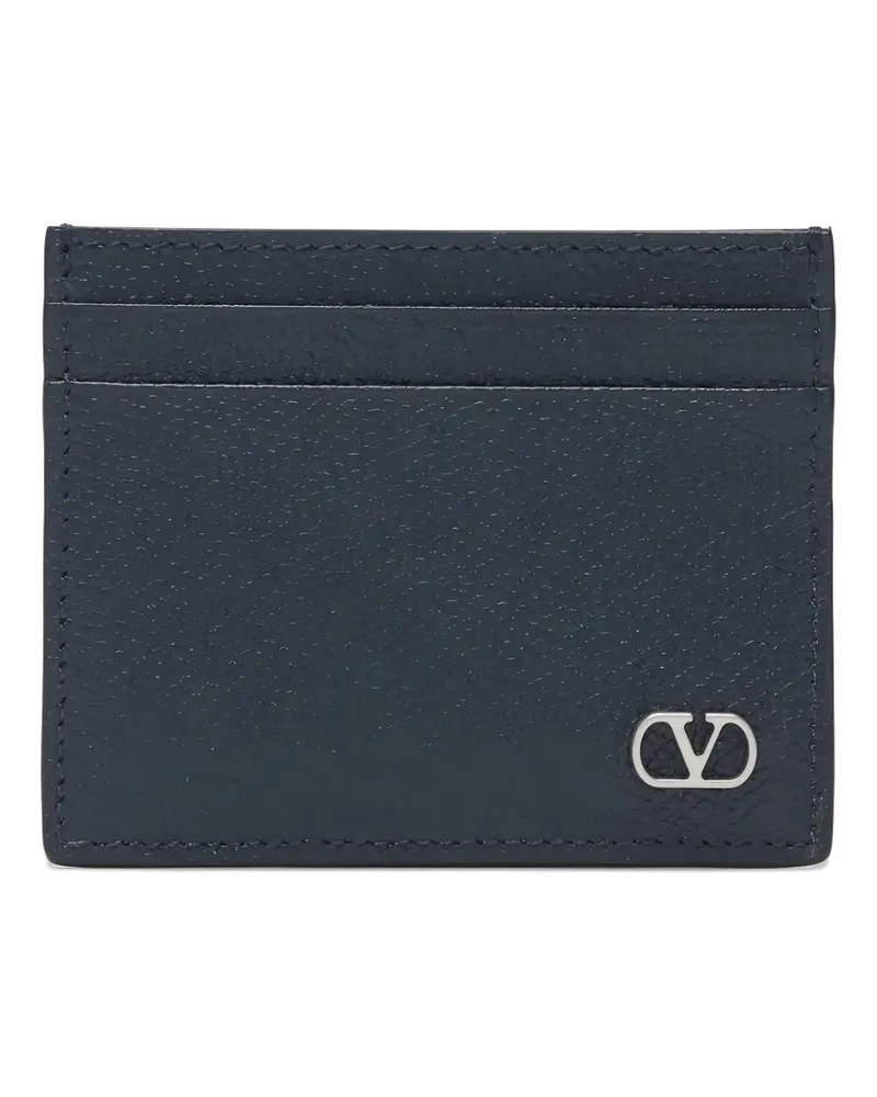 Valentino Garavani Gekörntes VLogo Signature Kartenetui - Blau Blau