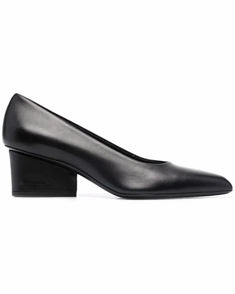 Ferragamo Polierte Pumps - Schwarz Schwarz