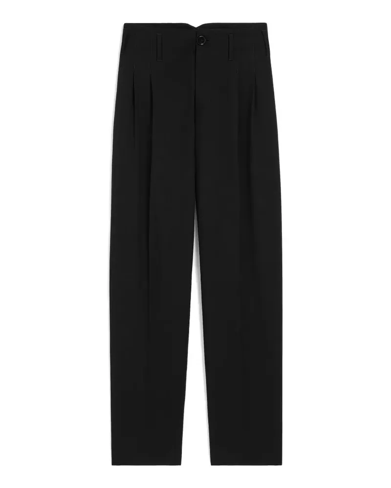 AMI Paris two-pleats wool trousers - Schwarz Schwarz