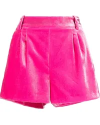 Ermanno Scervino Samtshorts mit hohem Bund Rosa