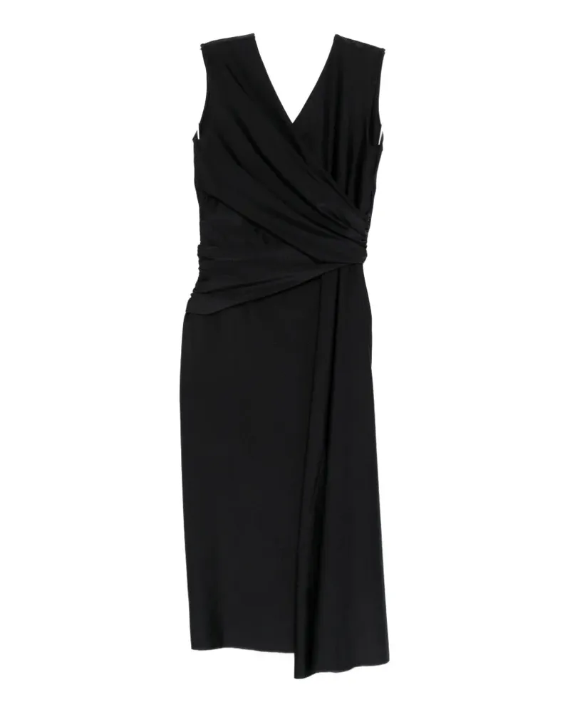 Chiara Boni V-neck sleeveless midi dress - Schwarz Schwarz