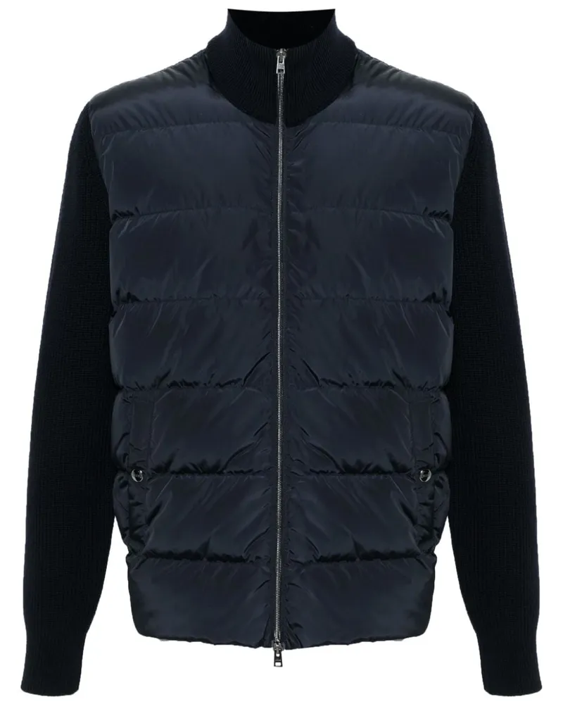 Herno Jacke mit Steppeinsätzen - Blau Blau