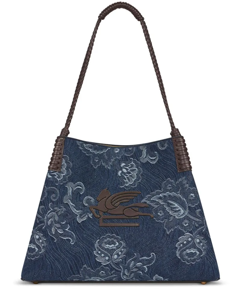 Etro Mittelgroße Libra Tote Bag - Blau Blau