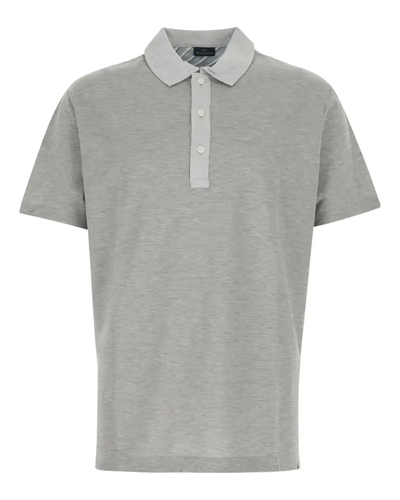 Paul & Shark Poloshirt mit kurzen Ärmeln - Grau Grau