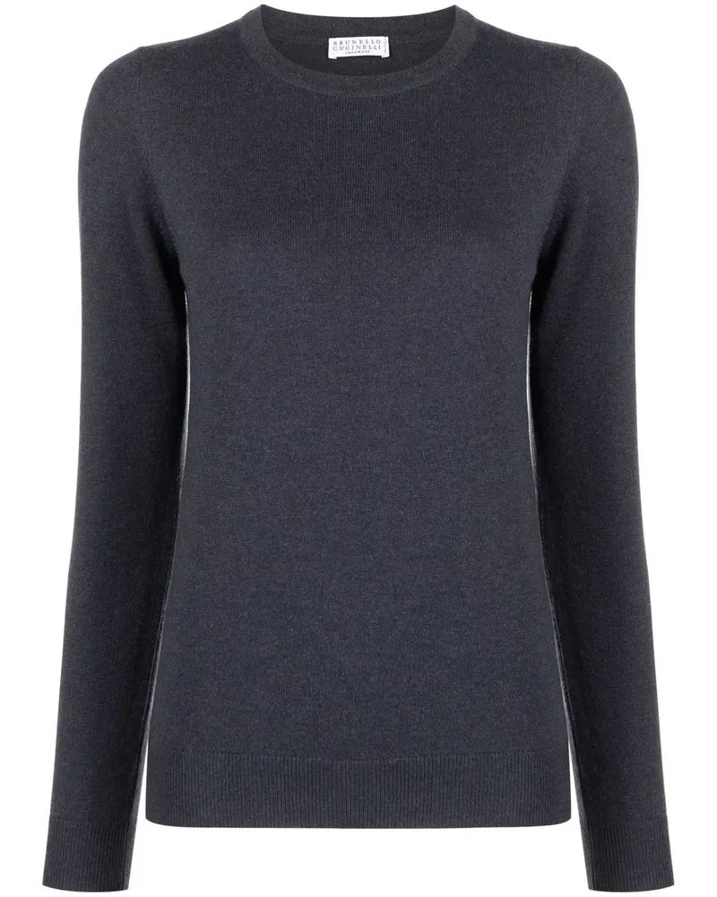 Brunello Cucinelli Gestricktes Oberteil - Blau Blau
