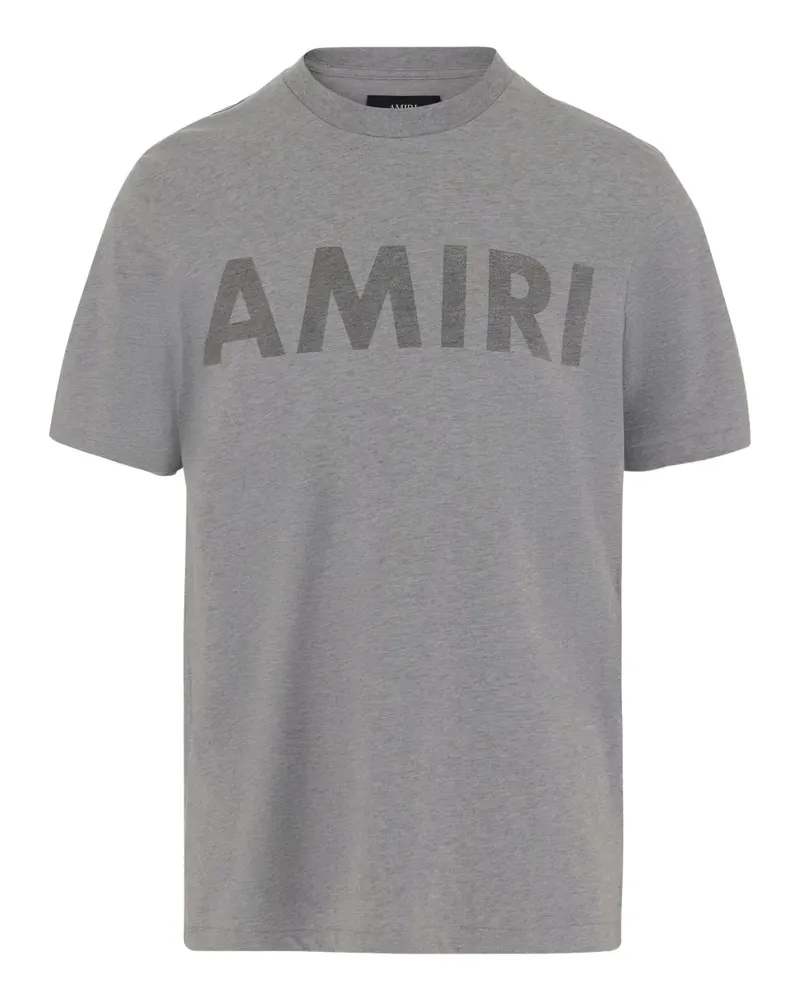 Amiri T-Shirt mit Logo-Print - Grau Grau