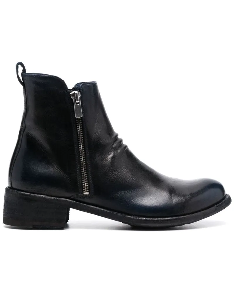 Officine Creative Italia Stiefel mit Blockabsatz Schwarz