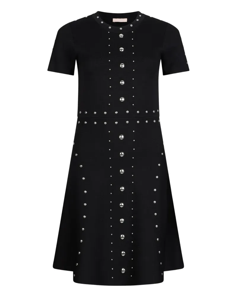 Liu Jo studded knitted mini dress - Schwarz Schwarz