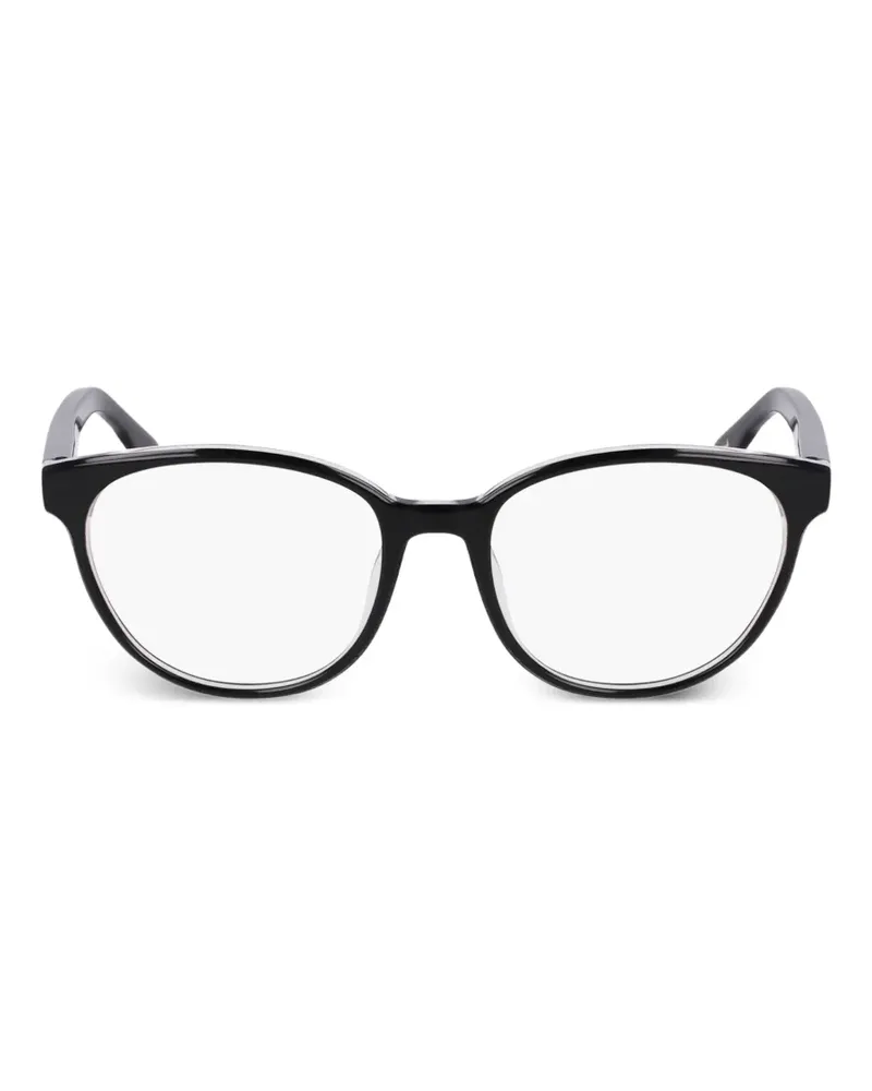 Nike Brille mit rundem Gestell - Schwarz Schwarz