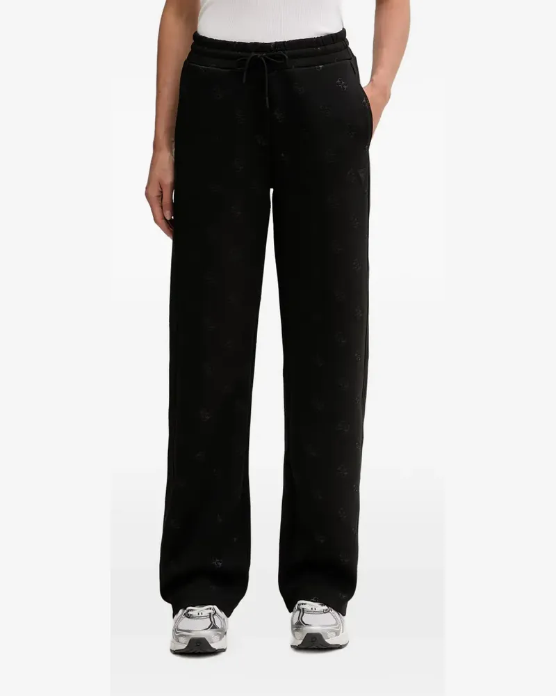 Guess Jogginghose mit Logo-Prägung - Schwarz Schwarz