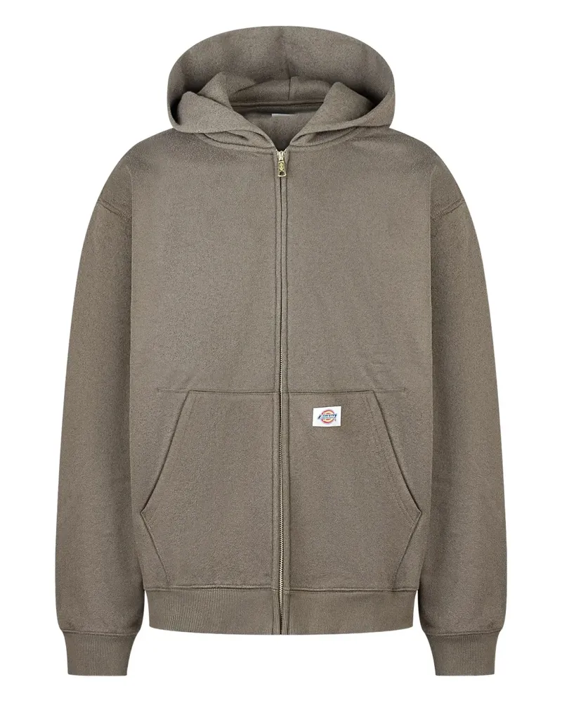 Dickies logo-patch hoodie - Grün Grün
