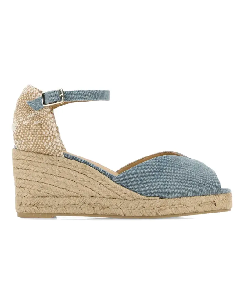 Castañer Bianca canvas wedges - Blau Blau