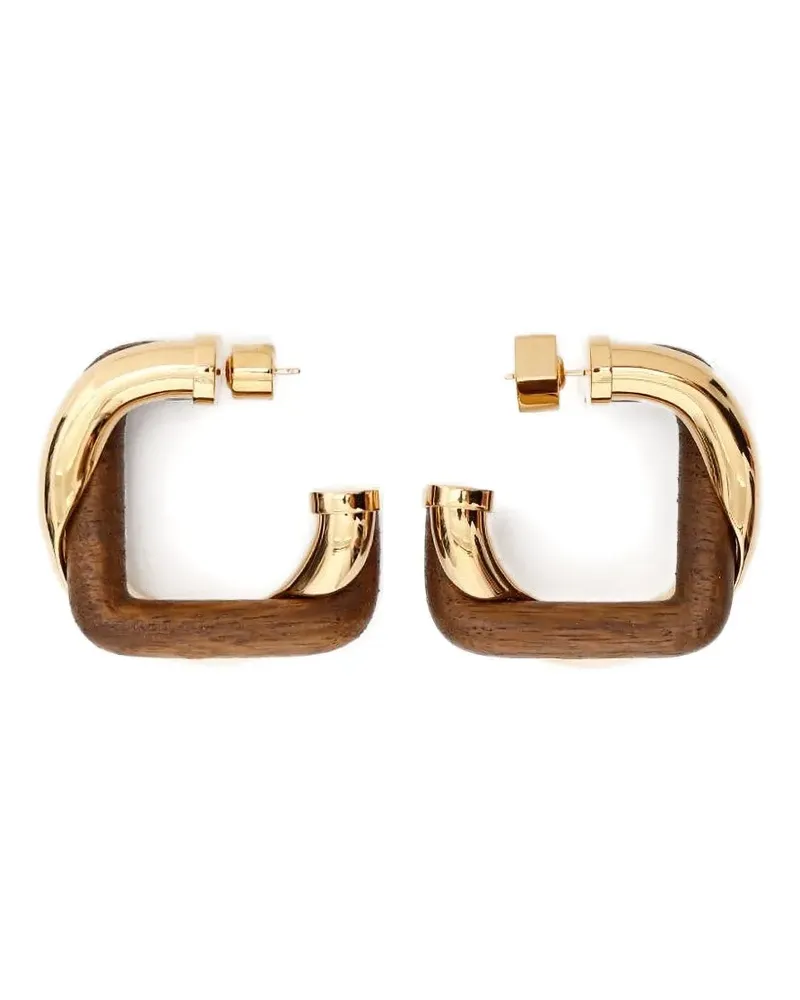 Jacquemus square hoop earrings - Gold Gold
