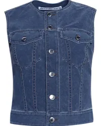 Alexander Wang round-neck waistcoat Blau