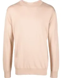 Jil Sander Pullover mit rundem Ausschnitt Nude