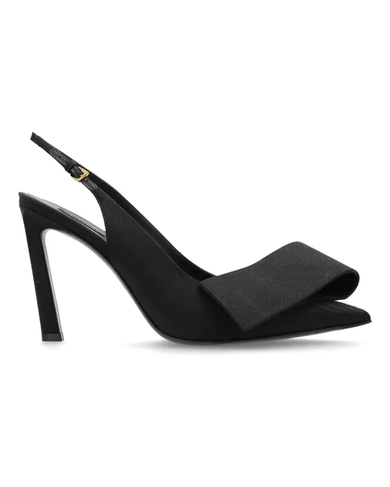 Givenchy Twisted Ribbon Slingback-Pumps - Schwarz Schwarz