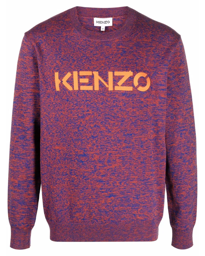 Kenzo Pullover mit Logo-Print - Violett Violett