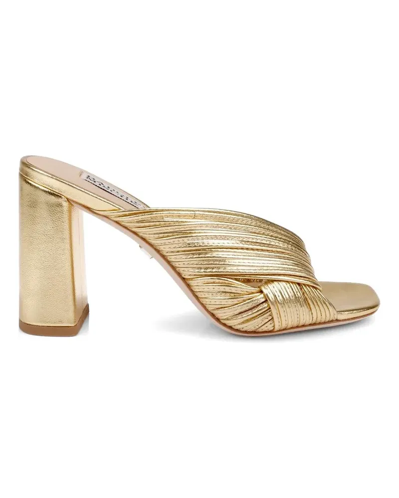 Badgley Mischka Winslow twisted metallic sandals - Gold Gold
