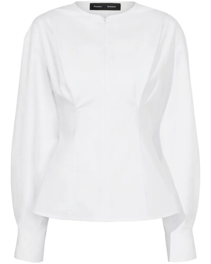Proenza Schouler Ivonne Hemd - Weiß Weiß