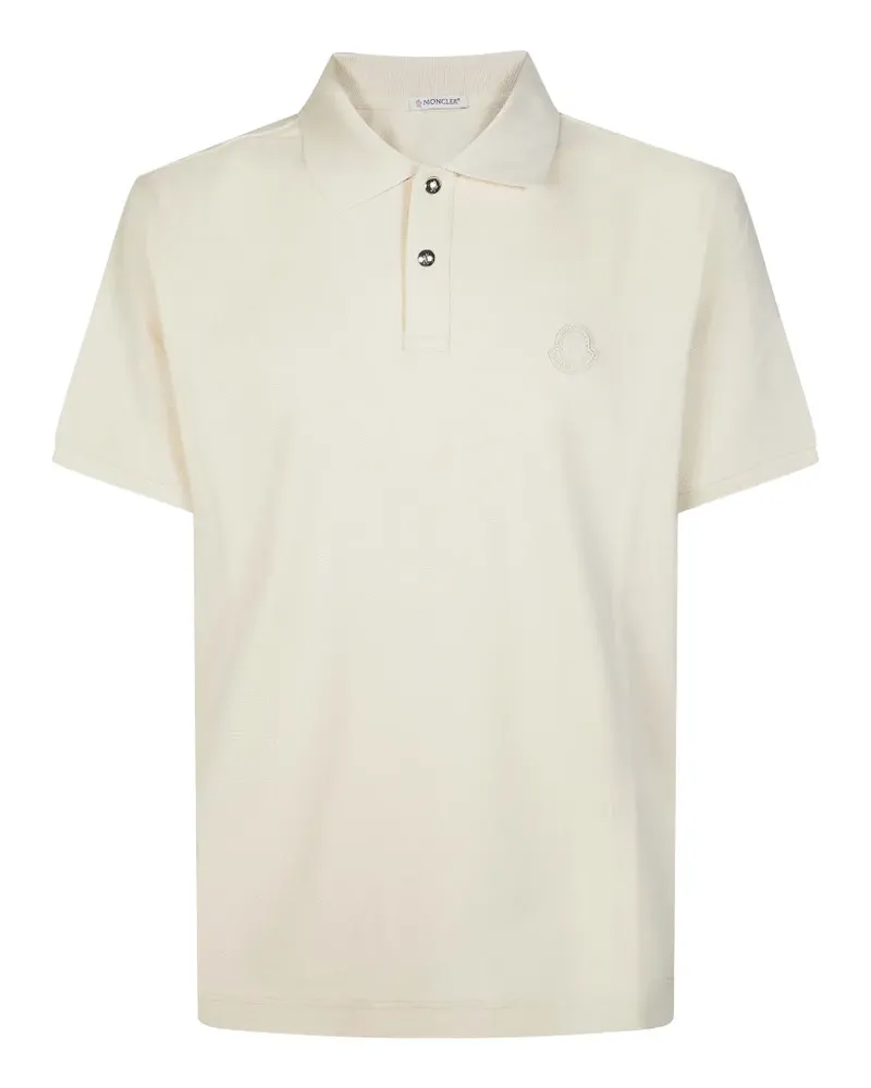 Moncler Poloshirt mit Knopfleiste - Nude Nude