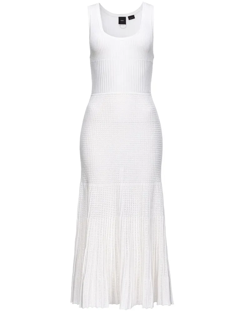 Pinko Gestricktes Kleid - Weiß Weiß