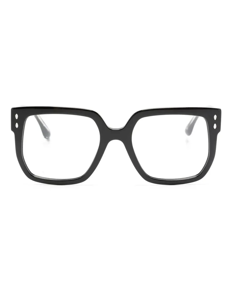 Isabel Marant Brille mit eckigem Gestell - Schwarz Schwarz