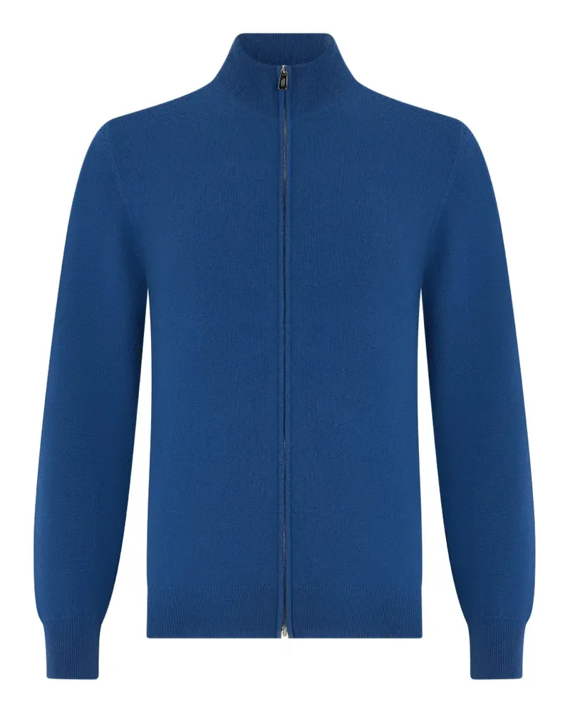 Fedeli zip-up cashmere cardigan - Blau Blau