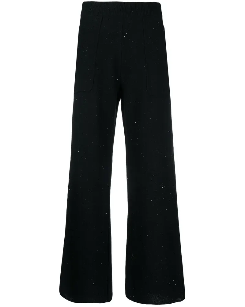 Fabiana Filippi Hose mit weitem Bein - Schwarz Schwarz